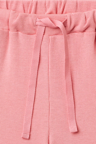 Modal Rib Tee & Shorts Set (Pink) Girls - Sets Copenhagen Colors - Kuwait - Saudi Arabia