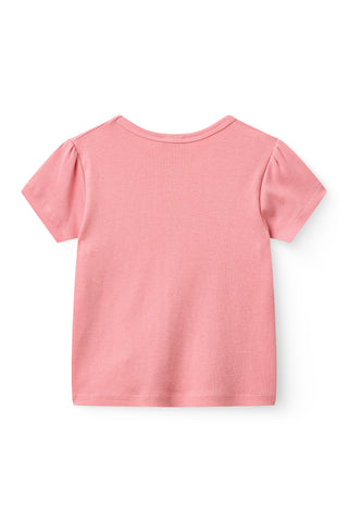 Modal Rib Tee & Shorts Set (Pink) Girls - Sets Copenhagen Colors - Kuwait - Saudi Arabia