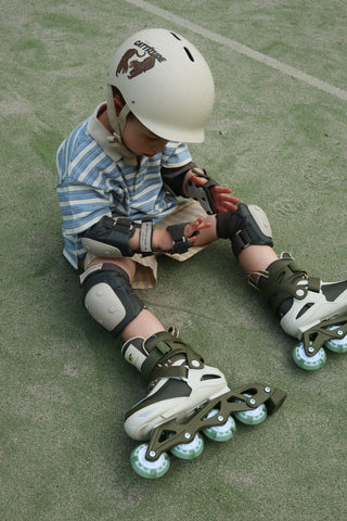Spotty Short Sleeve Polo (Stripe Ciel) Boys - Polo Konges Sløjd - Kuwait - Saudi Arabia