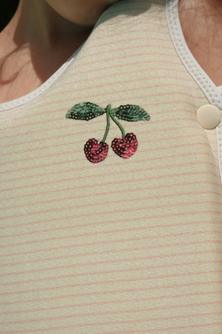 Cherry Swim Vest (Rose Stripe) Girls - Float Vest Konges Sløjd - Kuwait - Saudi Arabia