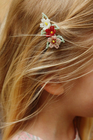 Flower Field Big Hair Clip (Multi) Girls - Hairclips Konges Sløjd - Kuwait - Saudi Arabia