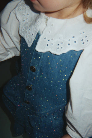 Elba Sparkle Dress (Denim Sparkle) Dresses Konges Sløjd - Kuwait - Saudi Arabia