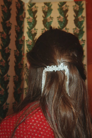 Big Sparkly Star Hair Clip (Silver Mix) Girls - Hairclips Konges Sløjd - Kuwait - Saudi Arabia