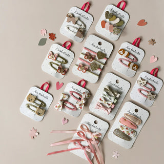 Very Cutesy Long Bow Clips Girls - Hairclips Rockahula - Kuwait - Saudi Arabia