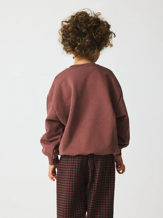 Norah Elia Unisex Sweatshirt Set (Marron Plum)