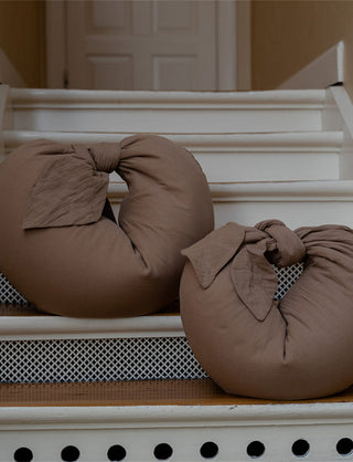 Nursing Pillow w. Washing Bag (Brown) Pregnancy Pillows That's Mine - Kuwait - Saudi Arabia