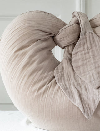 Nursing Pillow w. Washing Bag (Feather Grey) Pregnancy Pillows That's Mine - Kuwait - Saudi Arabia