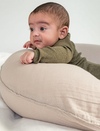 Nursing Pillow w. Washing Bag (Feather Grey) Pregnancy Pillows That's Mine - Kuwait - Saudi Arabia
