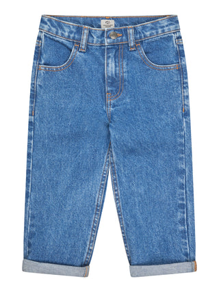 Organic Junior Jeans Regular Fit (Indigo Blue Washed) Boys - Pants Copenhagen Colors - Kuwait - Saudi Arabia