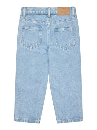 Organic Junior Jeans Regular Fit (LT Indigo Blue Washed) Boys - Pants Copenhagen Colors - Kuwait - Saudi Arabia