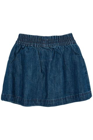 Organic Pocket Skirt (Dark Indigo) Skirts Copenhagen Colors - Kuwait - Saudi Arabia