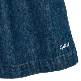 Organic Pocket Skirt (Dark Indigo) Skirts Copenhagen Colors - Kuwait - Saudi Arabia