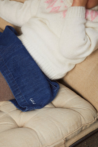 Organic Pocket Skirt (Dark Indigo) Skirts Copenhagen Colors - Kuwait - Saudi Arabia