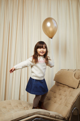 Organic Pocket Skirt (Dark Indigo) Skirts Copenhagen Colors - Kuwait - Saudi Arabia