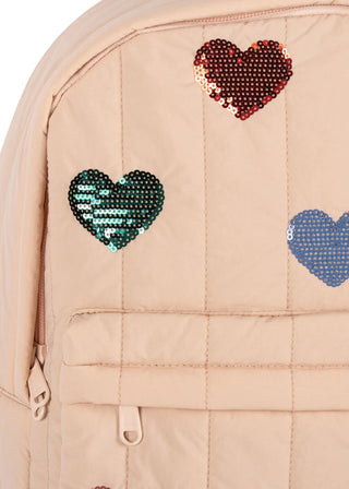 Juno Quilted Sequin Backpack (Cameo Rose) Backpacks Konges Sløjd - Kuwait - Saudi Arabia
