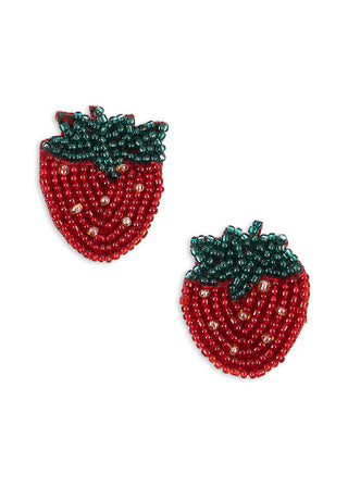 2 pack Beaded Hair Clips (Strawberry) Girls - Hairclips Konges Sløjd - Kuwait - Saudi Arabia