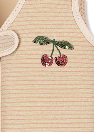 Cherry Swim Vest (Rose Stripe) Girls - Float Vest Konges Sløjd - Kuwait - Saudi Arabia