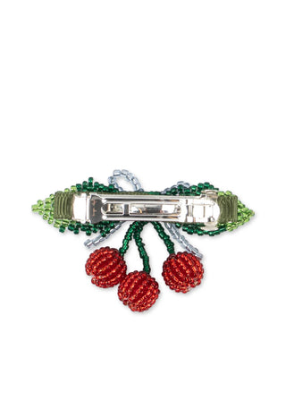 Beaded Cherry Bow Big Hair (Cherry)