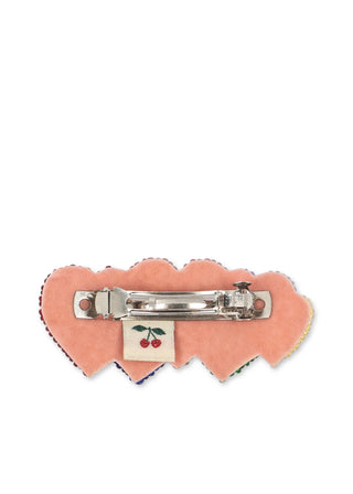 Coeur Beaded Hair Clip (Coeur Coloré)