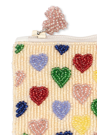 Coeur Beaded Wallet (Coeur Coloré)