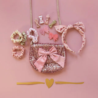 Pretty in Pink Sequin Bag Girls - Handbags Rockahula - Kuwait - Saudi Arabia