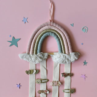 Rainbow Drops Clip Hanger Hair Clip Organizer Rockahula - Kuwait - Saudi Arabia
