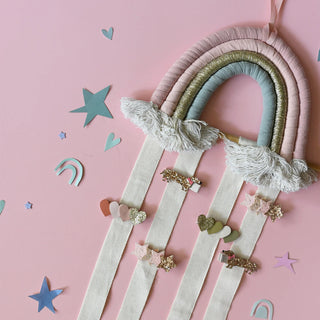 Rainbow Drops Clip Hanger Hair Clip Organizer Rockahula - Kuwait - Saudi Arabia