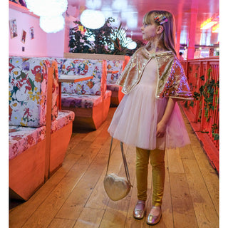 Love Heart Gold Glitter Bag Girls - Handbags Rockahula - Kuwait - Saudi Arabia