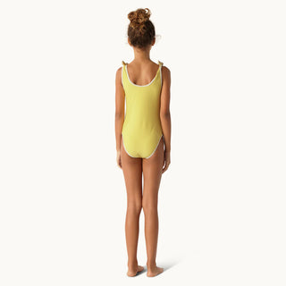 Elizabeth Swimsuit (Citron) Girls - Swimsuits Petit Pommes - Kuwait - Saudi Arabia