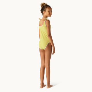 Elizabeth Swimsuit (Citron) Girls - Swimsuits Petit Pommes - Kuwait - Saudi Arabia