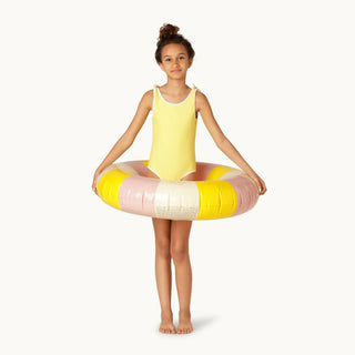 Elizabeth Swimsuit (Citron) Girls - Swimsuits Petit Pommes - Kuwait - Saudi Arabia