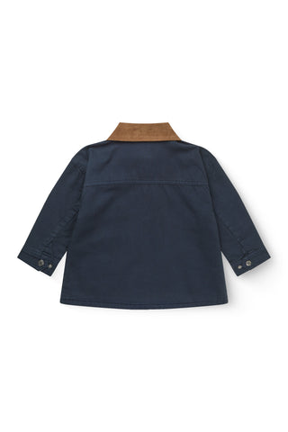 Twill Summer Jacket W. Corduroy Collar (Navy) Boys - Jacket Copenhagen Colors - Kuwait - Saudi Arabia