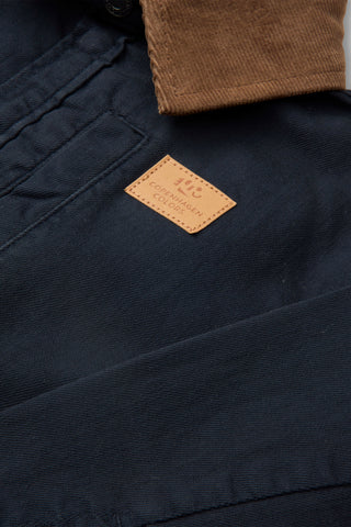 Twill Summer Jacket W. Corduroy Collar (Navy) Boys - Jacket Copenhagen Colors - Kuwait - Saudi Arabia