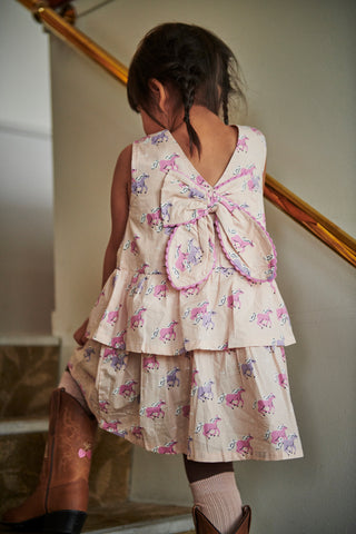 Unicorn Dress w. Ruffle & Bow Dresses Copenhagen Colors - Kuwait - Saudi Arabia