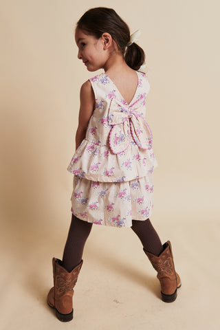 Unicorn Dress w. Ruffle & Bow Dresses Copenhagen Colors - Kuwait - Saudi Arabia