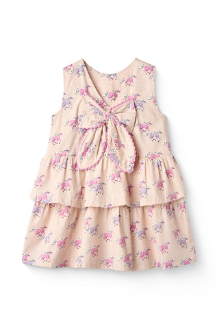 Unicorn Dress w. Ruffle & Bow Dresses Copenhagen Colors - Kuwait - Saudi Arabia