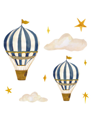 Wallsticker Dreamy Balloons (Blue) Wallstickers That's Mine - Kuwait - Saudi Arabia