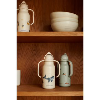 Kimmie Water Bottle 250 ml (Sea Creature/Sandy) Bottles Liewood - Kuwait - Saudi Arabia