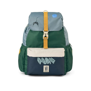 School Backpack (Play Multi Mix) Green Backpacks Liewood - Kuwait - Saudi Arabia