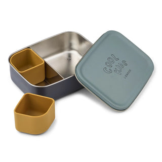 Nina Stainless Steel Lunchbox (Cool Kids/Dusty Peppermint) Lunch Box Liewood - Kuwait - Saudi Arabia