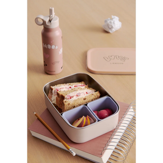 Nina Stainless Steel Lunchbox (Love/Pale Tuscany) Lunch Box Liewood - Kuwait - Saudi Arabia