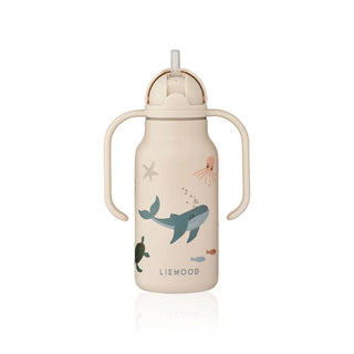 Kimmie Water Bottle 250 ml (Sea Creature/Sandy) Bottles Liewood - Kuwait - Saudi Arabia