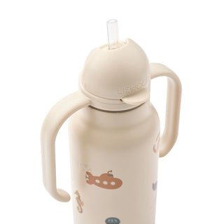 Kimmie Water Bottle 250 ml (Sea Creature/Sandy) Bottles Liewood - Kuwait - Saudi Arabia