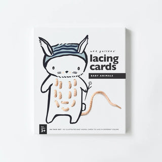 Lacing Cards - Baby Animals Educational Wee Gallery - Kuwait - Saudi Arabia