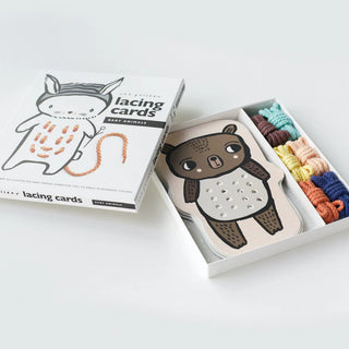 Lacing Cards - Baby Animals Educational Wee Gallery - Kuwait - Saudi Arabia