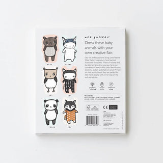 Lacing Cards - Baby Animals Educational Wee Gallery - Kuwait - Saudi Arabia