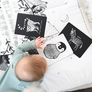 0+ Month Baby Sensory Flashcards (Animals) Flashcards Wee Gallery - Kuwait - Saudi Arabia