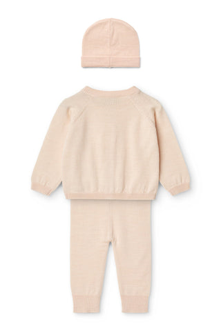 Classic Merino Baby Set (Soft Pink)