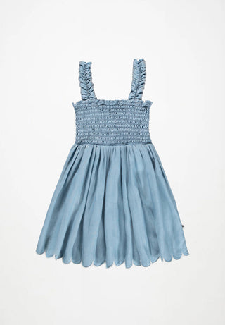 Carella Dress (Washed) Blue Dresses Molo - Kuwait - Saudi Arabia