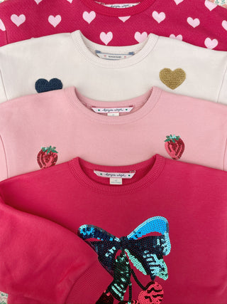 Lou Terry Sweat Shirt and Joggers Set (Multi Heart) Girls - Sets Konges Sløjd - Kuwait - Saudi Arabia